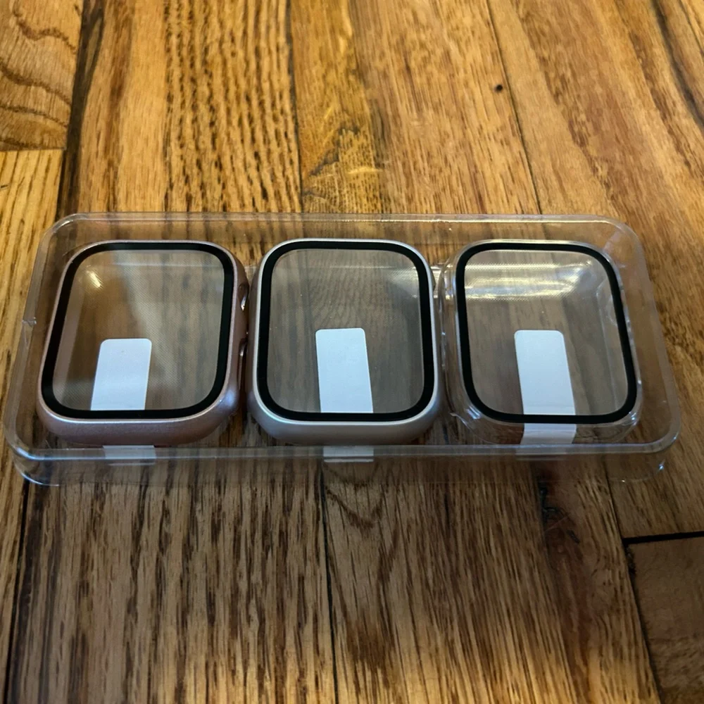 3 pack Tensea for Apple Watch Screen Protector Case